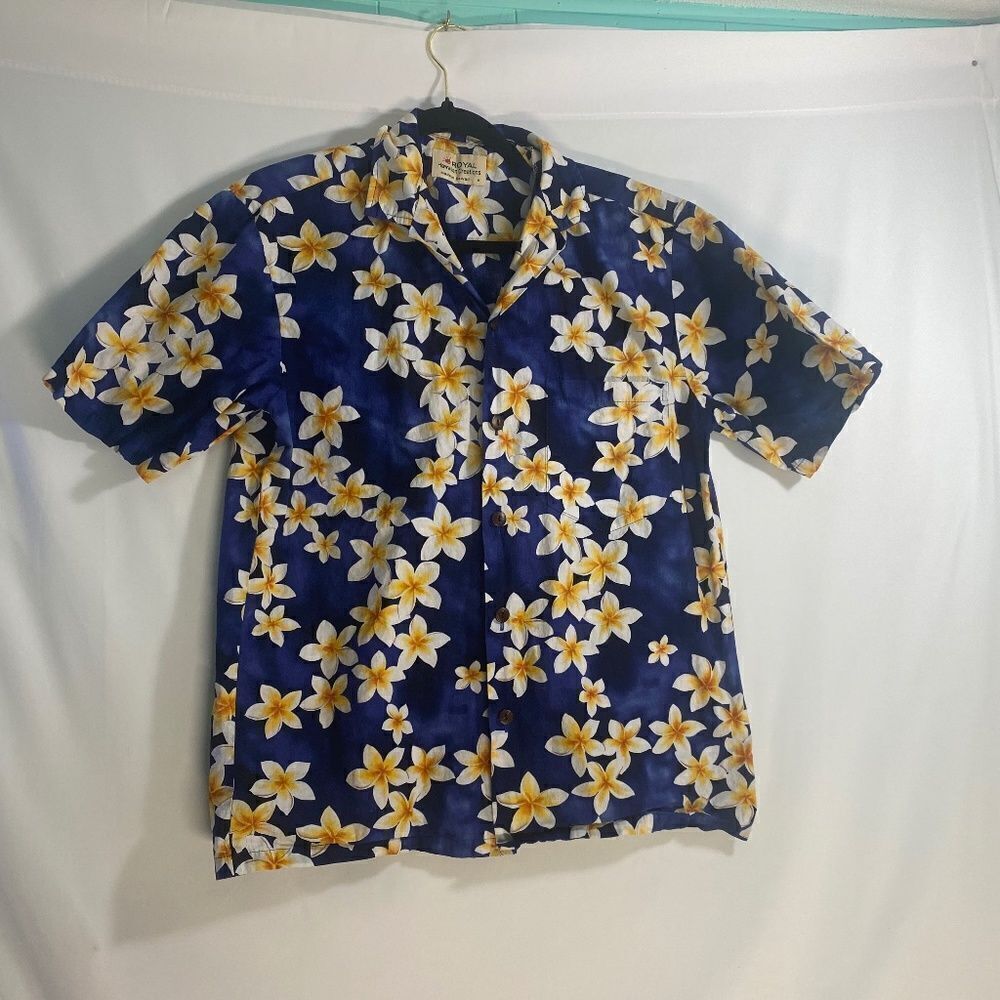 Royal Hawaiian mens aloha shirt cotton size medium